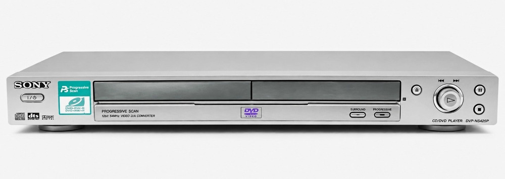 Sony DVP-NS425P CD/DVD Player Progressive Scan Silver Tested Working